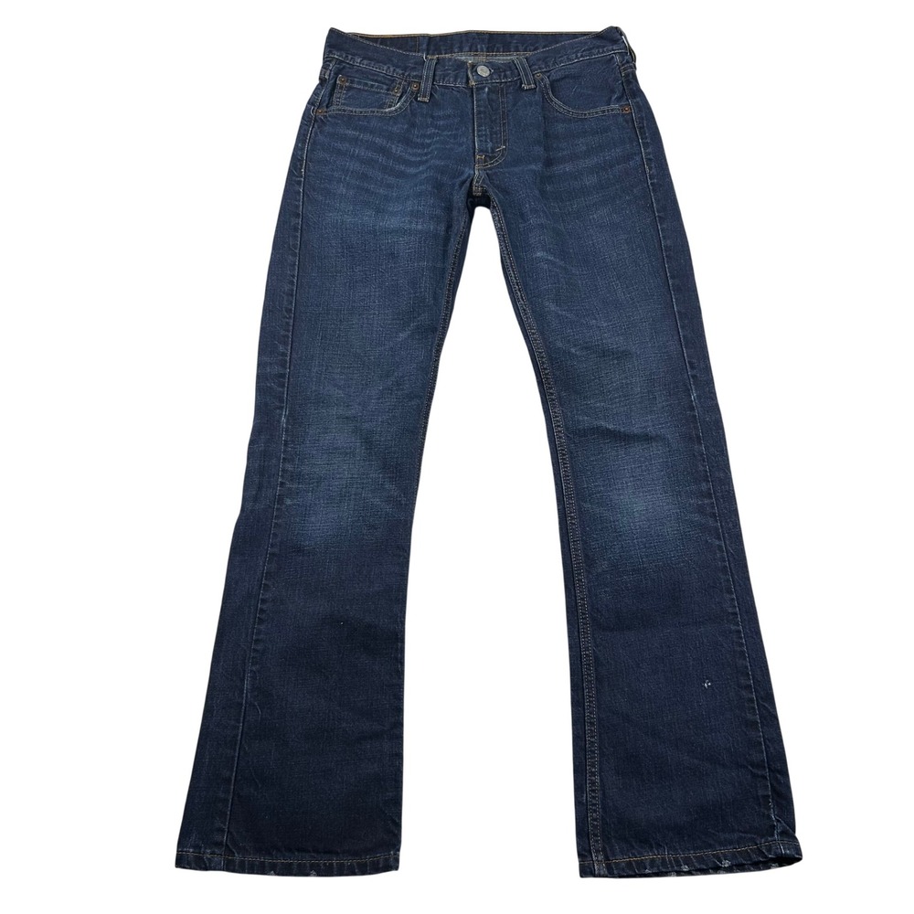 Levis 527 Jeans Mens 30x30 (fits 29x29) Bootcut Dark Wash Denim Blue Cowboy Y2K